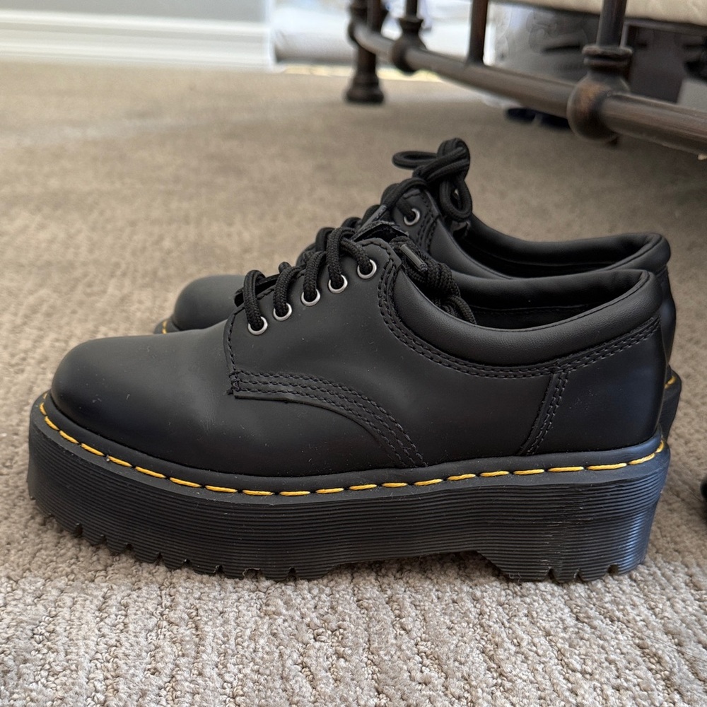 Dr. Martens Black Platform Shoes